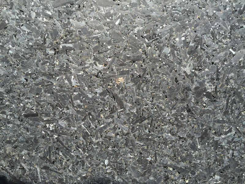 Black Pearl Granite Silver Travertine 2 at Barra & Trumbore
